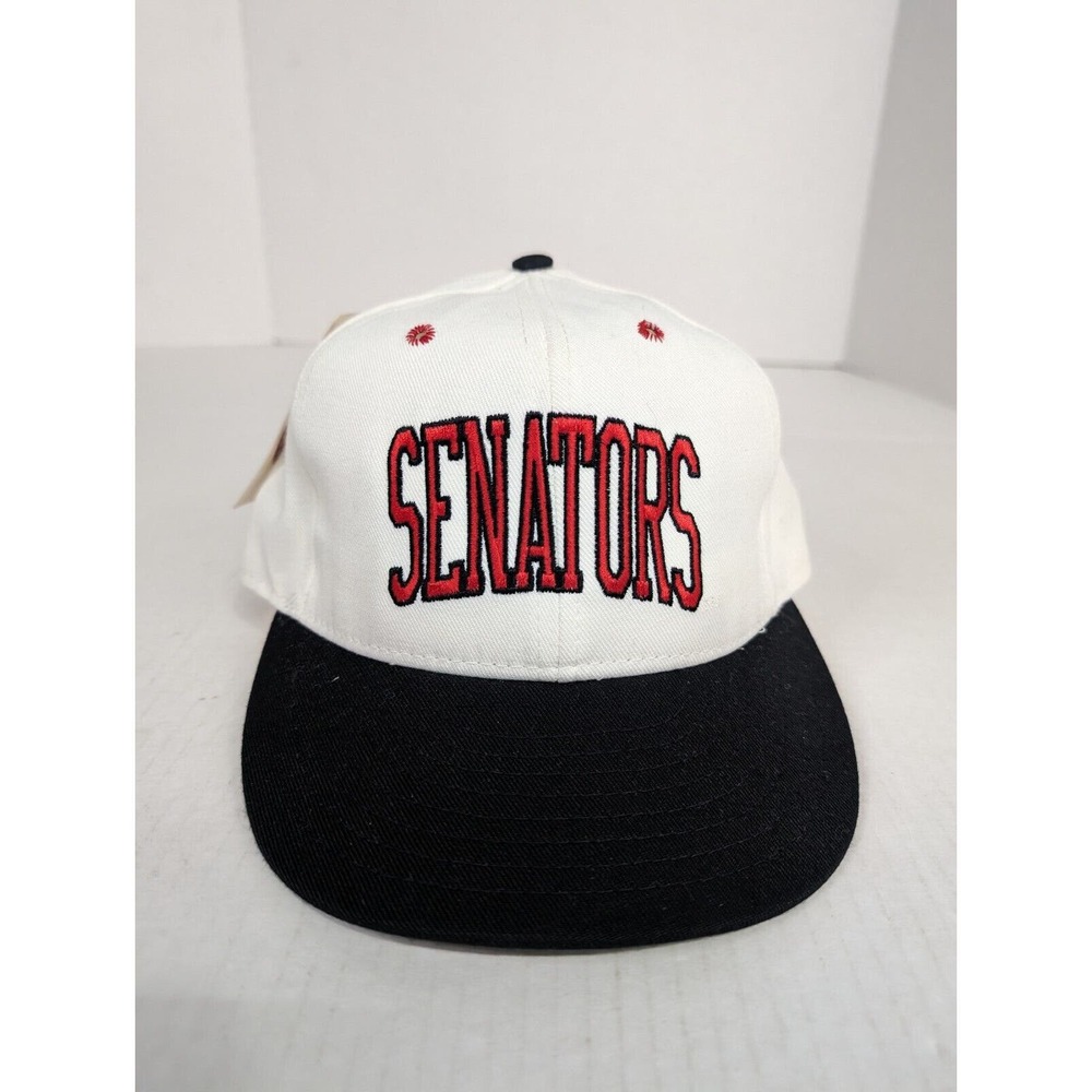 NHL Senators White, Black and Red Snapback Hat
